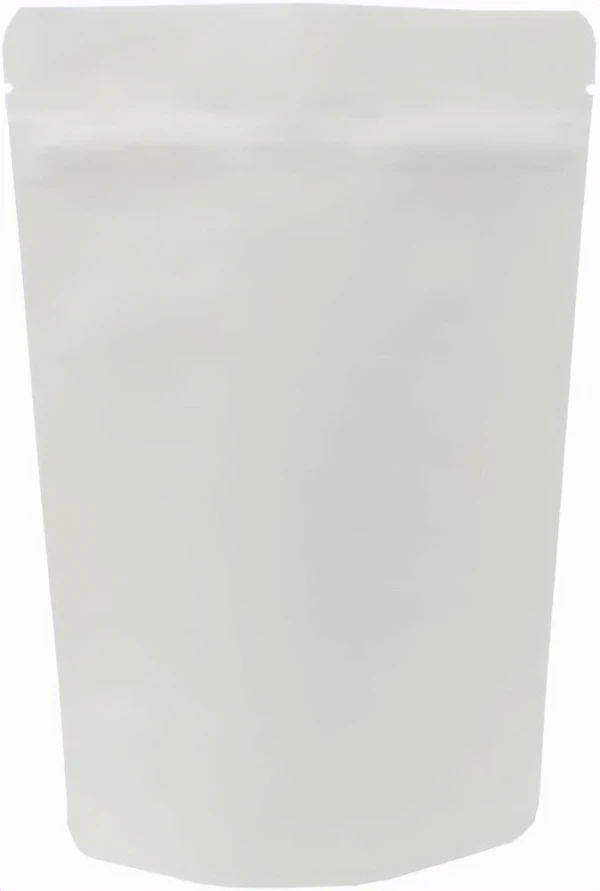 4 oz Stand Up Pouch White Kraft WHITE KRAFT/PET/ALU/LLDPE